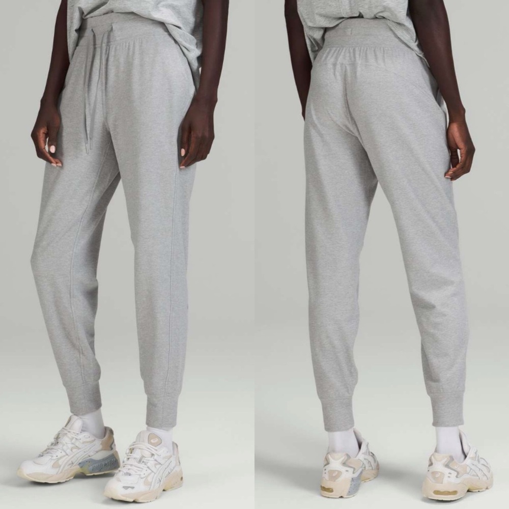 Lululemon Ready To Rulu High Rise Jogger Pants Heathered Raceway Grey